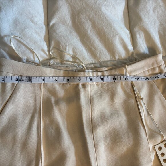 KHAITE Wide Leg Capri Pants Size 12 - Picture 2 of 4
